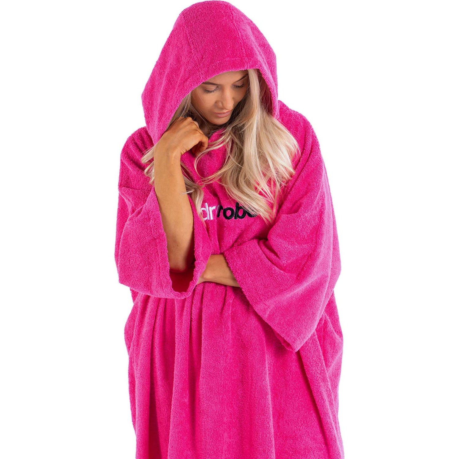 Dryrobe Organic Cotton Towel Changing Robe - Pink