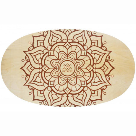 D-Street Mandala Original Balance Board - Natural 30''