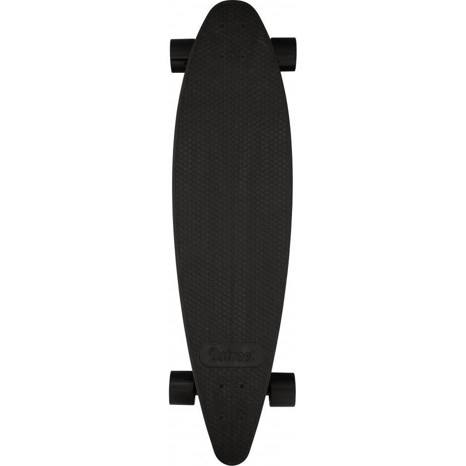 D-Street Polyprop Pintail Complete Cruiser - Triple Black 36''
