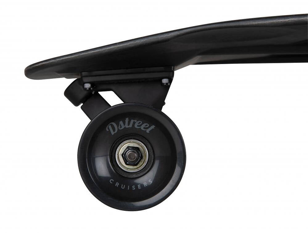 D-Street Polyprop Pintail Complete Cruiser - Triple Black 36''