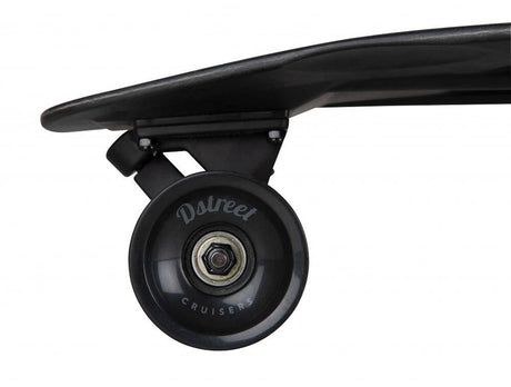 D-Street Polyprop Pintail Complete Cruiser - Triple Black 36''