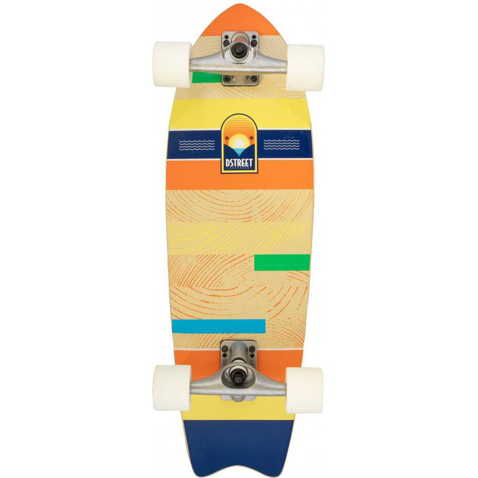 D-Street Coda Surfskate Complete Cruiser - Multi 29"