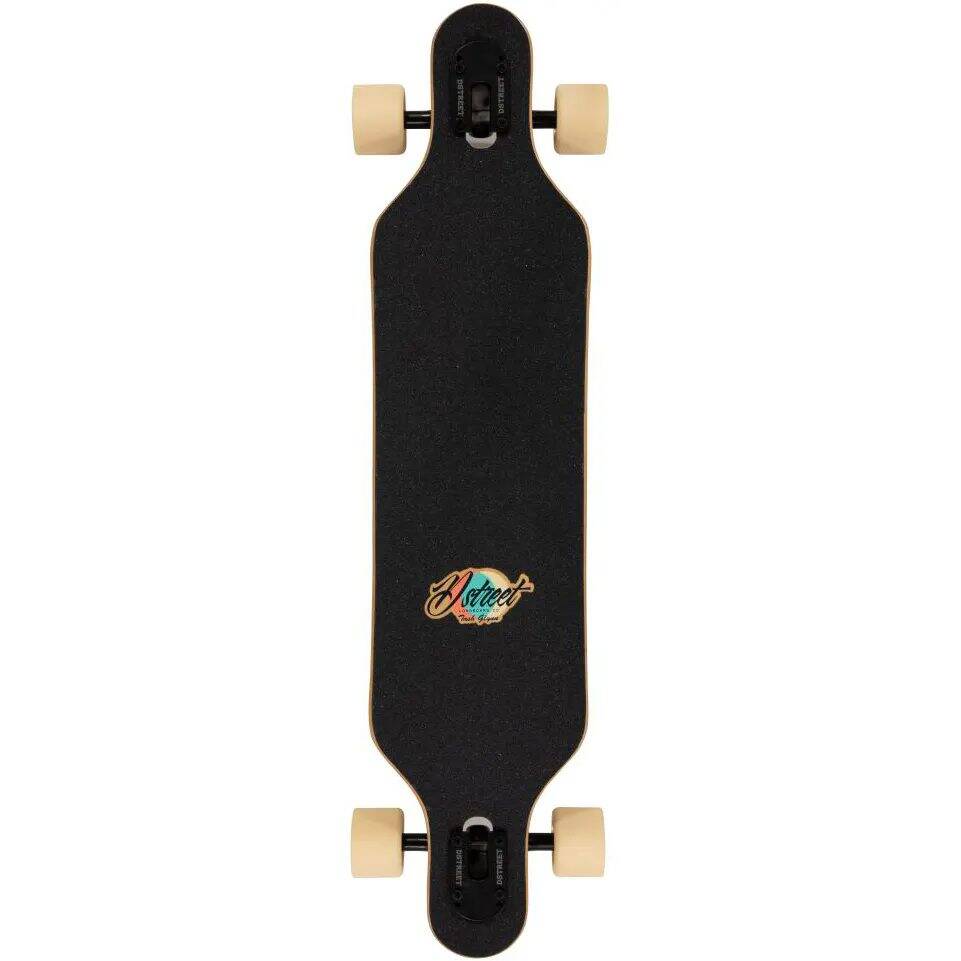 D-Street Reef Drop Through Complete Longboard - Multi 37''