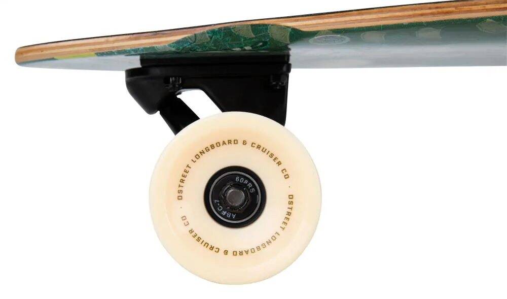 D-Street Woodland Pintail Complete Longboard - Multi 40''
