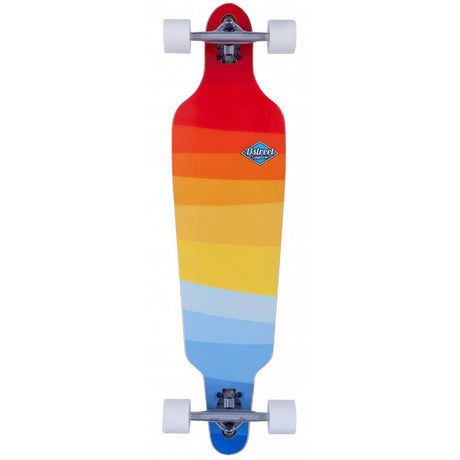 D-Street Horizon Drop Through Complete Longboard - Multi 37''