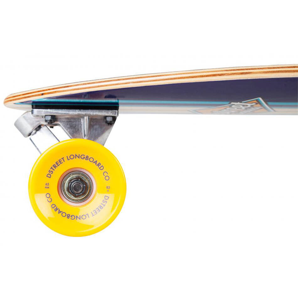 D-Street Ocean Pintail Complete Longboard - Blue 35''
