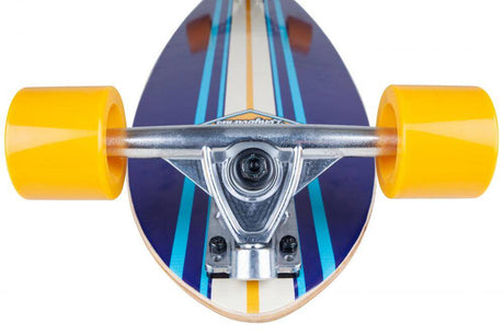D-Street Ocean Pintail Complete Longboard - Blue 35''