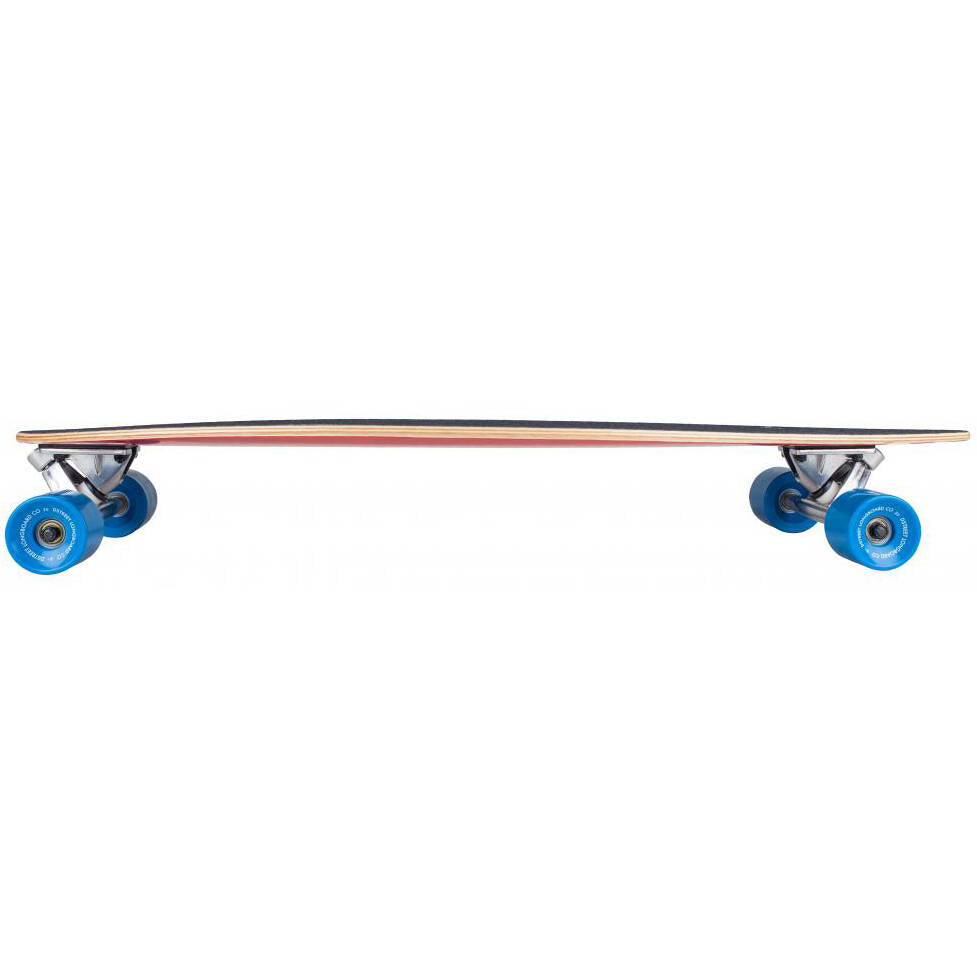 D-Street Ocean Pintail Complete Longboard - Red 35''