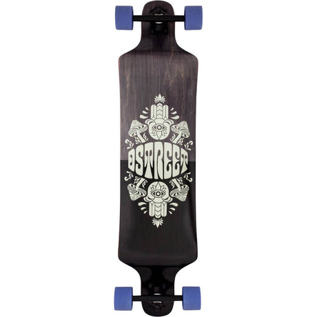 D-Street Tripout Drop Down Complete longboard - Multi 40''
