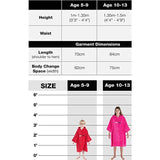 Dryrobe Kids Organic Cotton Towel Short Sleeve Changing Robe - Pink