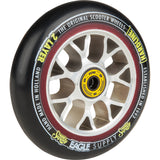 Eagle Sport Hardline 2-Layer X6 Panthers Scooter Wheel - Black/Silver 115mm