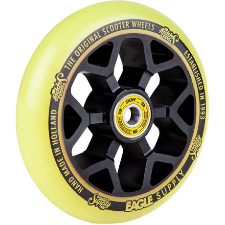 Eagle Sport Standard 6M Core Scooter Wheel - Yellow/Black 110mm