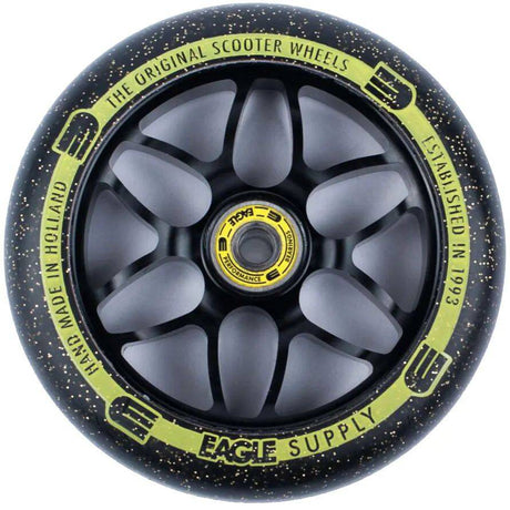Eagle Sport Standard X6 Core Candy Scooter Wheel - Black/Gold 120mm