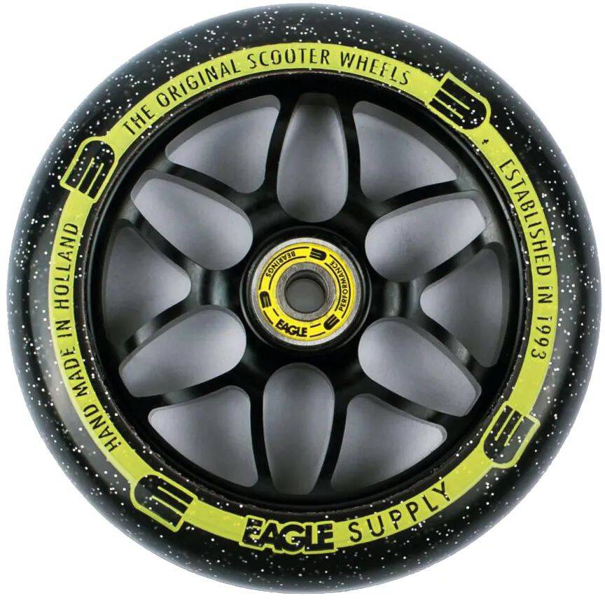 Eagle Sport Standard X6 Core Candy Scooter Wheel - Black/Black 120mm