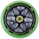 Eagle Sport Standard X6 Core Candy Scooter Wheel - Black/Green 120mm