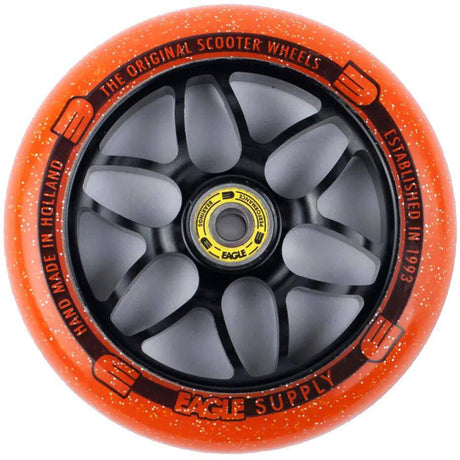 Eagle Sport Standard X6 Core Candy Scooter Wheel - Black/Orange 120mm
