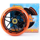 Eagle Sport Standard X6 Core Candy Scooter Wheel - Black/Orange 120mm