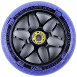 Eagle Sport Standard X6 Core Candy Scooter Wheel - Black/Purple 120mm