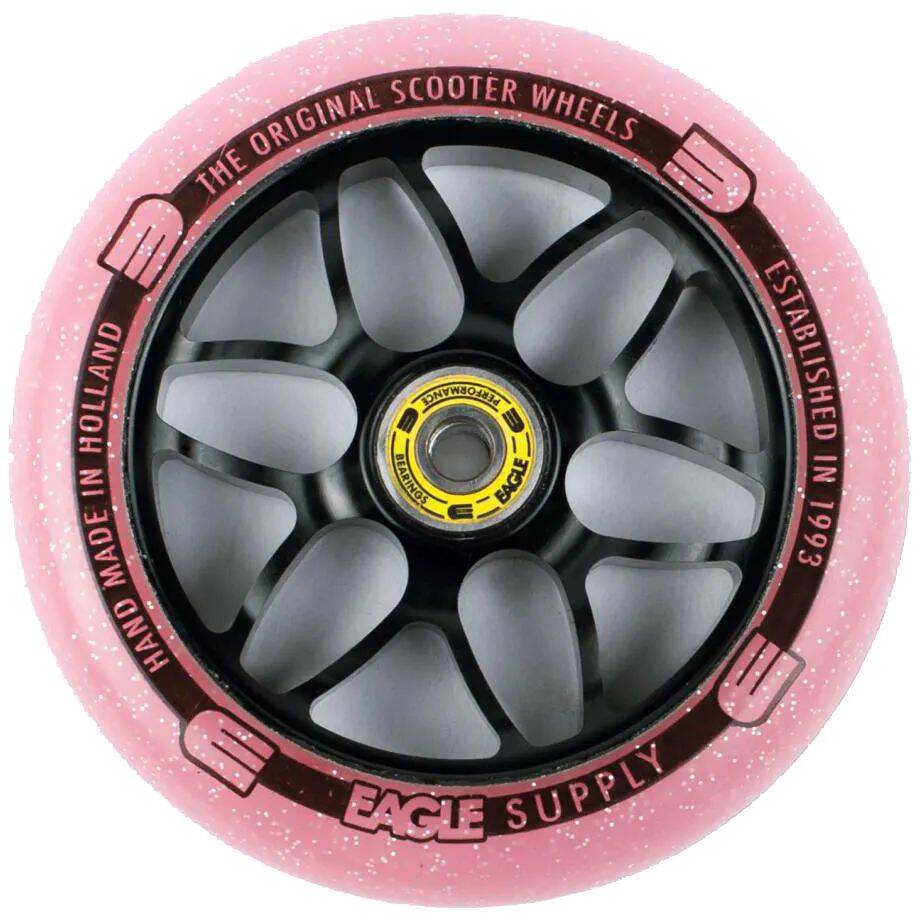 Eagle Sport Standard X6 Core Candy Scooter Wheel - Black/Pink 120mm