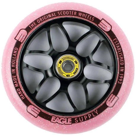 Eagle Sport Standard X6 Core Candy Scooter Wheel - Black/Pink 120mm
