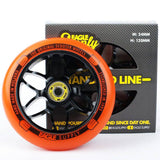 Eagle Sport Standard X6 Core Scooter Wheel - Black/Orange 120mm
