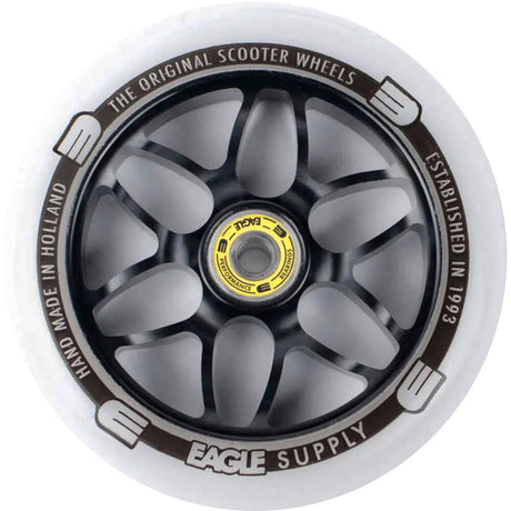 Eagle Sport Standard X6 Core Scooter Wheel - Black/White 120mm
