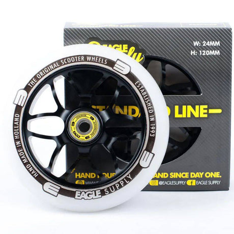 Eagle Sport Standard X6 Core Scooter Wheel - Glow in the Dark Blue 120mm