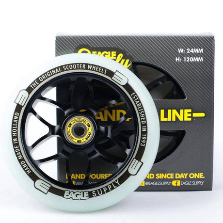 Eagle Sport Standard X6 Core Scooter Wheel - Glow in the Dark Green 120mm