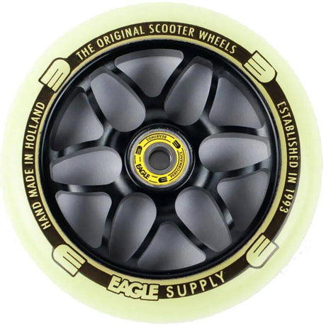 Eagle Sport Standard X6 Core Scooter Wheel - Glow in the Dark Yellow 120mm