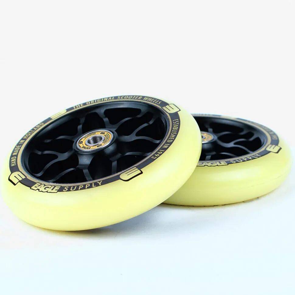 Eagle Sport Standard X6 Core Scooter Wheel - Glow in the Dark Yellow 120mm