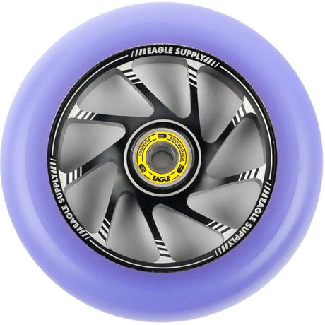 Eagle Sport Team Core Scooter Wheel - Black/Purple 120mm