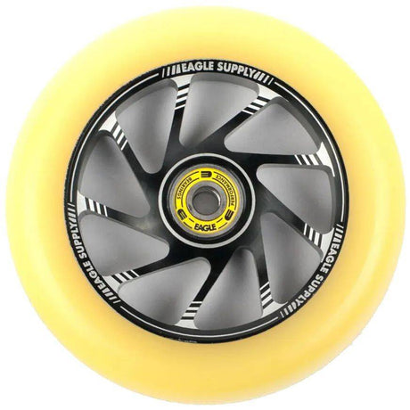Eagle Sport Team Core Scooter Wheel - Black/Yellow 120mm