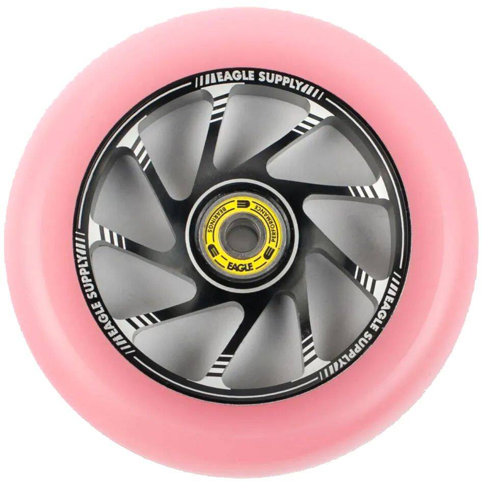 Eagle Sport Team Core Scooter Wheel - Black/Pink 120mm