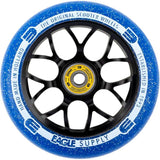 Eagle Sport Standard X6 Core Candy Scooter Wheel - Black/Blue 110mm