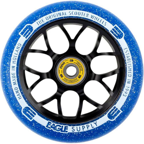 Eagle Sport Standard X6 Core Candy Scooter Wheel - Black/Blue 110mm