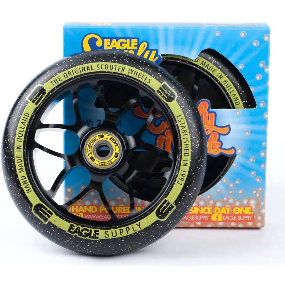 Eagle Sport Standard X6 Core Candy Scooter Wheel - Black/Black 110mm