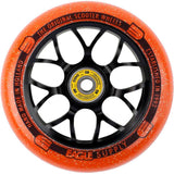 Eagle Sport Standard X6 Core Candy Scooter Wheel - Black/Orange 110mm