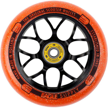 Eagle Sport Standard X6 Core Candy Scooter Wheel - Black/Orange 110mm