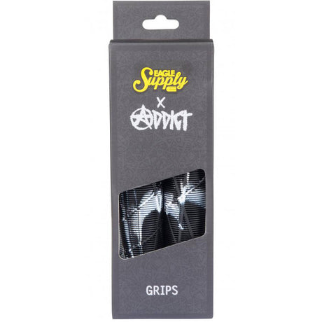 Eagle Sport x Addict OG Scooter Grips - Black/White