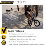 Eastern Cobra 20" Complete BMX - Hot Blue
