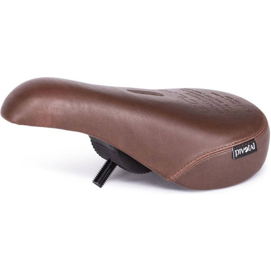 Ã‰clat Bios Pivotal Mid BMX Seat - Brown Leather