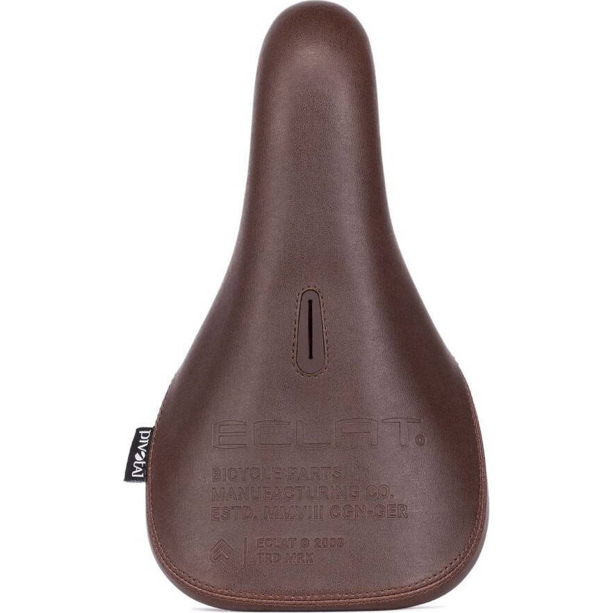 Eclat Bios Pivotal Slim BMX Seat - Brown Leather