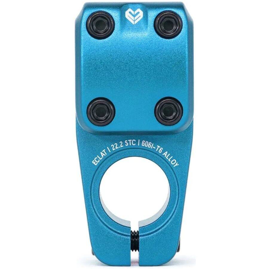 Eclat Onyx 50mm BMX Stem - Sandblast Cyan