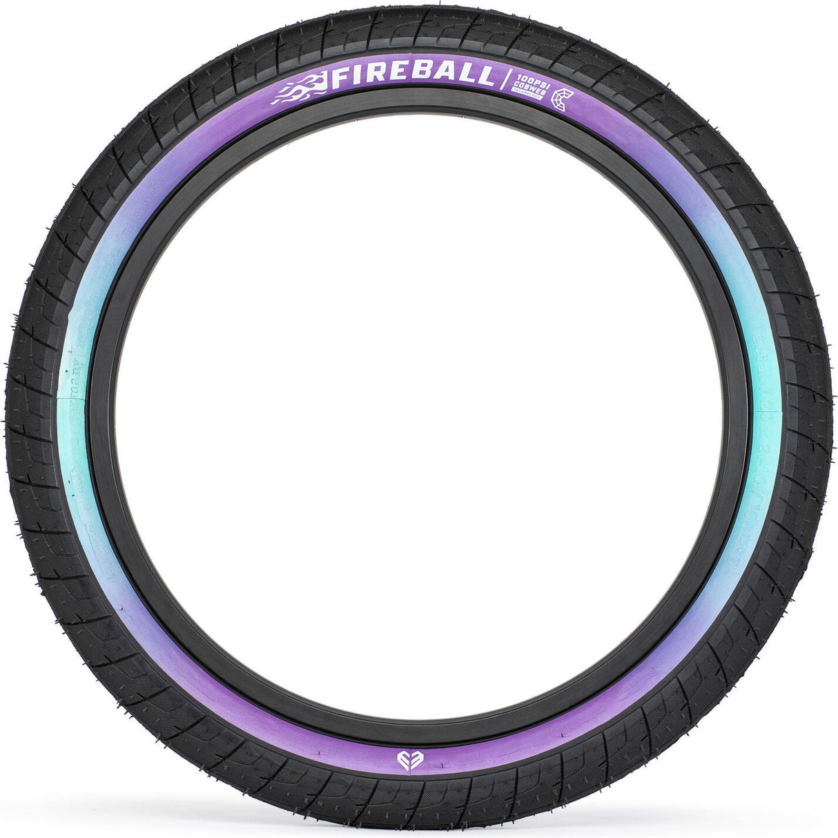 Éclat Fireball 20" x 2.3" BMX Tyre - Black/Fade