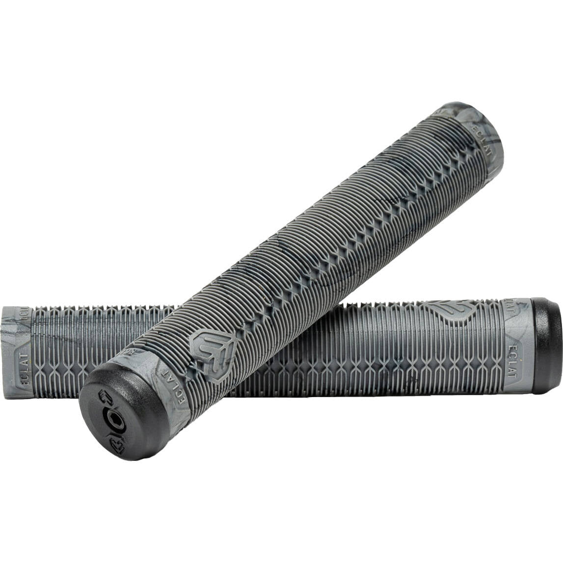 Eclat Shogun BMX Grips - Grey/Black Swirl