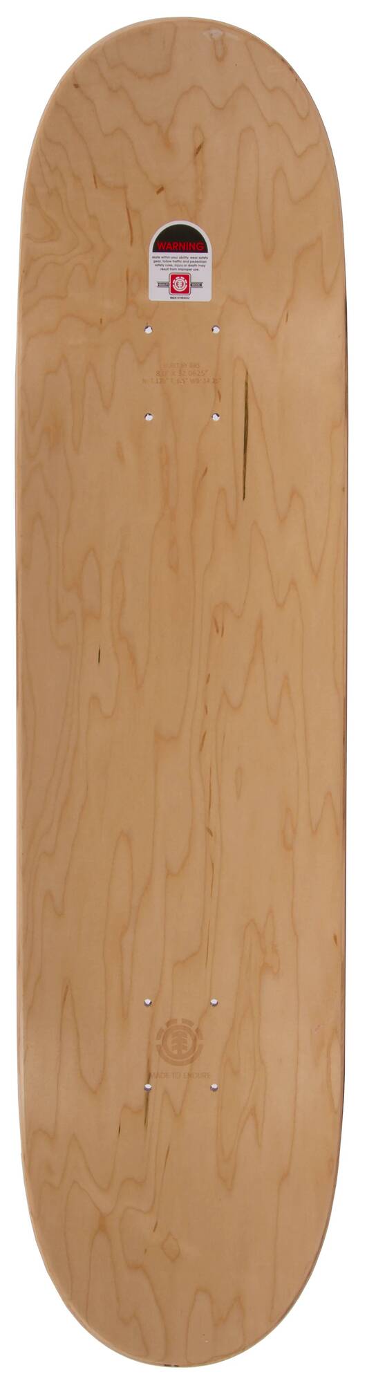 Element Seal Classic Featherlight Skateboard Deck - 8''