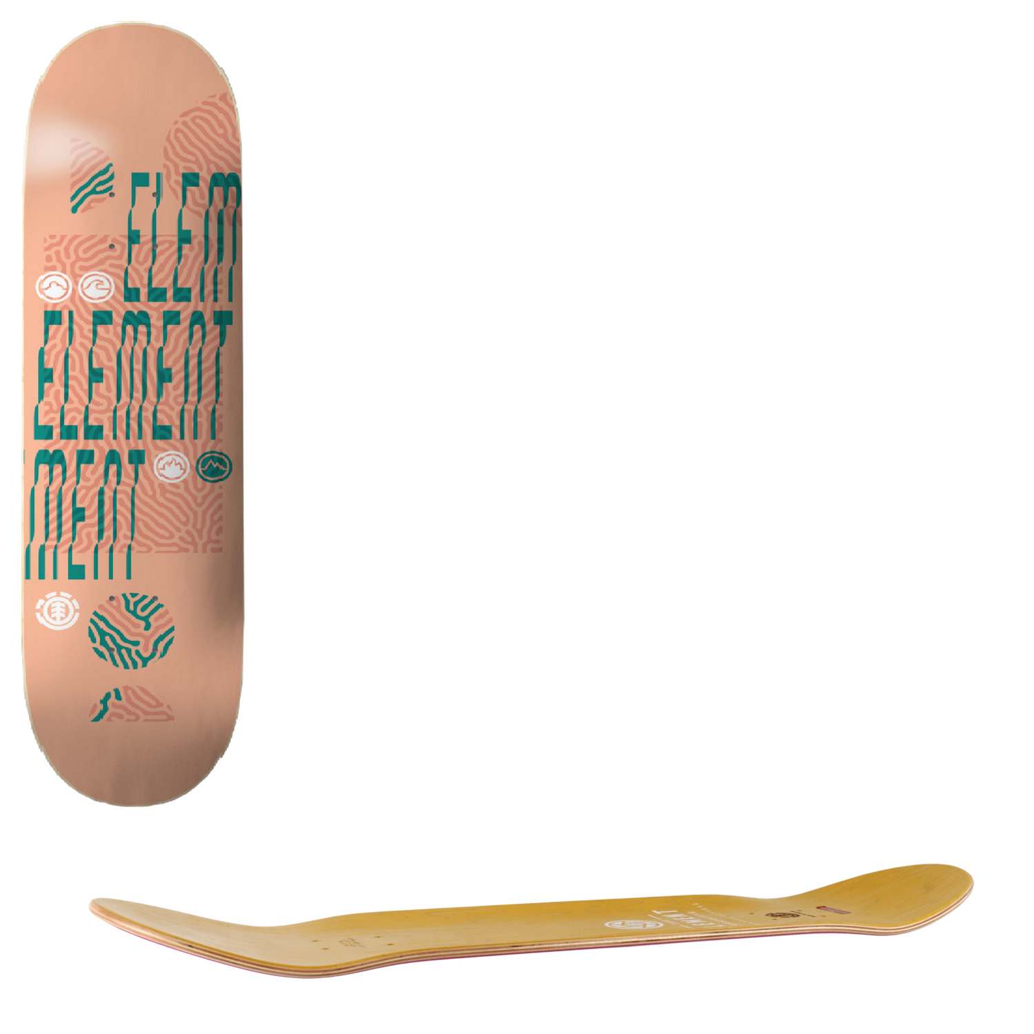 Element Disconnect Skateboard Deck - Earth 8.5"