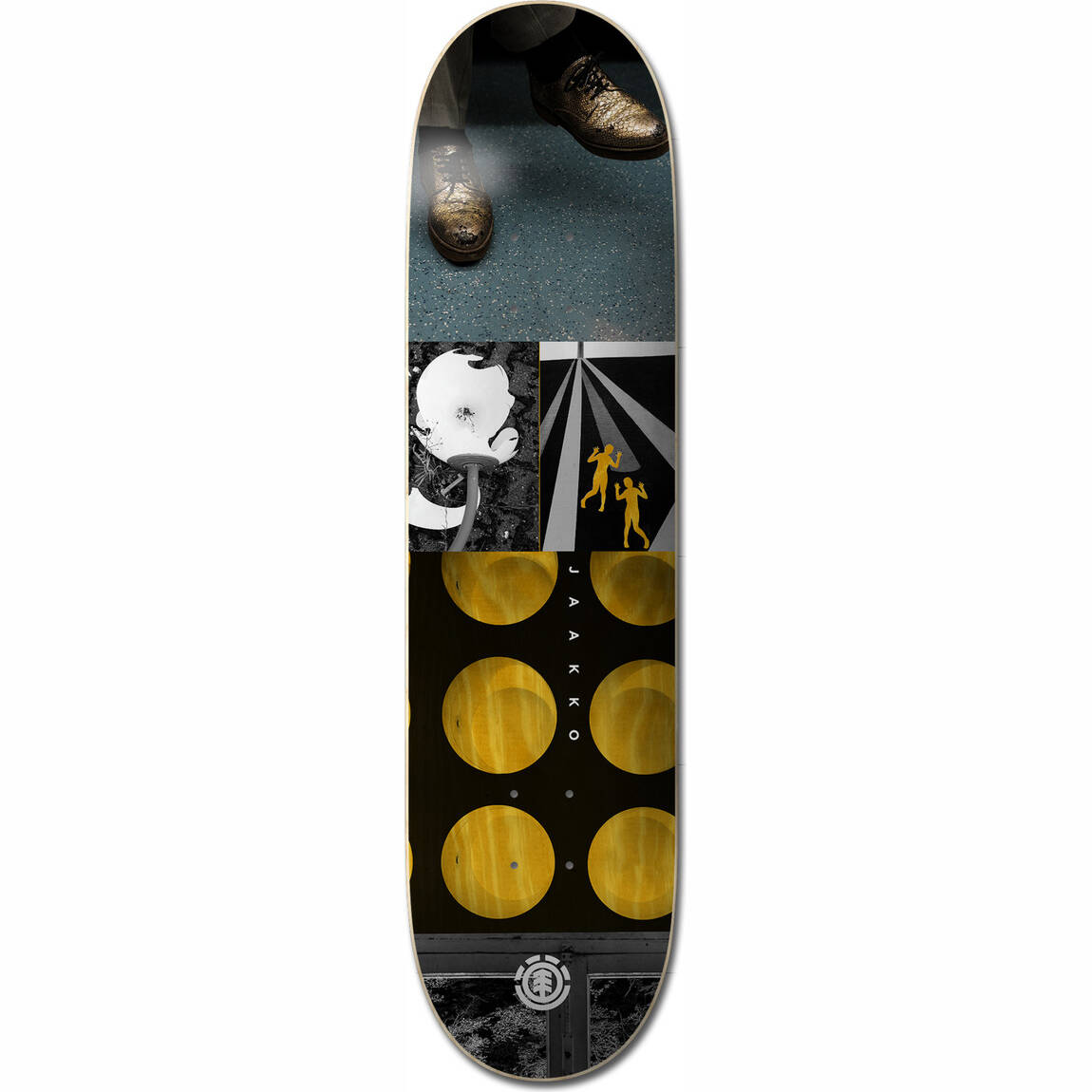 Element Jaako Glitter Shoes Skateboard Deck - 8.5"