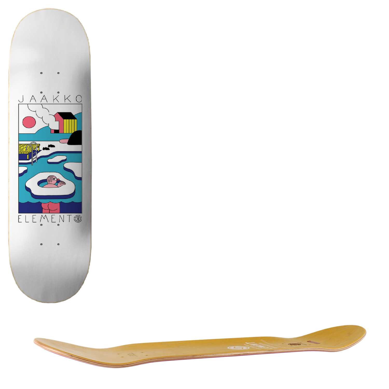 Element Landrein Skateboard Deck - Jaakko 8.5"