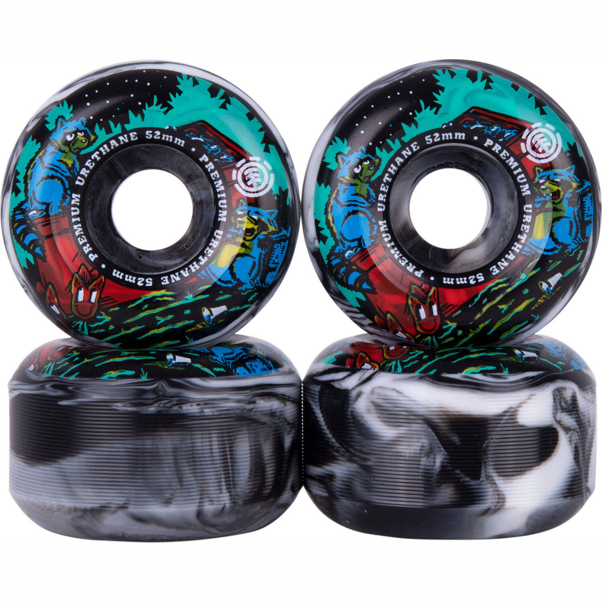 Element Shadow Lurker Skateboard Wheels - 52mm